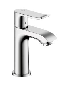 Hansgrohe 31088001 Metris Single-Hole Faucet 100 with Pop-Up Drain, 1.2 GPM in Chrome