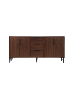 Fairmont Designs 1551-V7221D Grand Central 72" Double Bowl Free Standing Vanity Cabinet Only in Natural Walnut (Vanity Top and Sink Sold Separately)