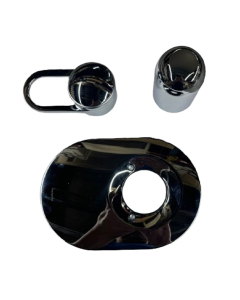 Hansgrohe 15605 Pressure Balance Trim Only in Polished Chrome (Rough Sold Separately)