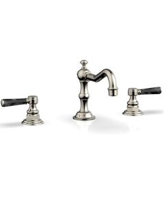 Phylrich 161-03/014 Henri Widespread Pop Up Faucet with Marble Lever Handles in Polished Nickel
