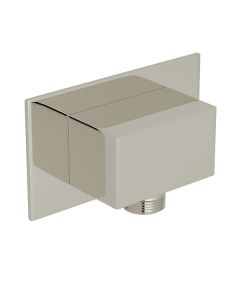 Rohl 1795PN Spa Shower Square Handshower Wall Outlet in Polished Nickel