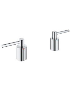 Grohe 18034003 Atrio Roman Bathtub Faucet Lever Handle, Starlight Chrome