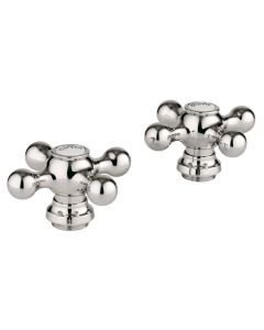Grohe 18731BE0 Seabury Cross Handles in Sterling