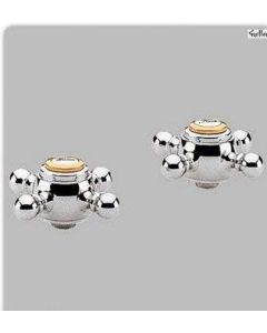 Grohe 18885IG0 Handles Two Per Pack In Polished Chrome/Polished Brass