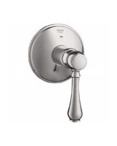 Grohe 19220BP0 19220BP0 Geneva 3-Port Diverter Trim In BN/Porcelain
