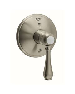 Grohe 19220EN0 Geneva Single-Handle 3-Port Diverter Valve Trim Kit with Lever Handle