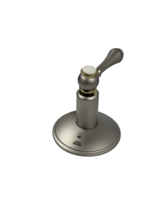Geneva Closeout Three Port Diverter Trim with Lever Handle in Satin Nickel / Polished Brass by Grohe 19220AR0 (Rough In Sold Separately)