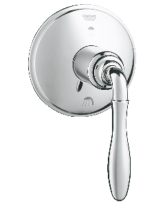 Grohe 19221000 Seabury 3-Port Trim With Lever Handles in Chrome