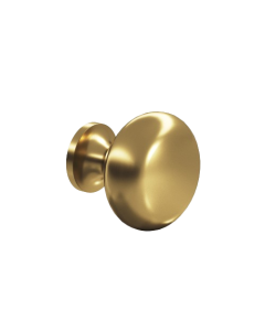 Colonial Bronze 192 Series 1-1/4" Round Cabinet Knob in Polished Brass