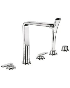 Grohe 19 363 000 Veris Roman Tub Faucet with Personal Shower, StarLight Chrome