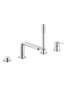 Grohe 19577001 Grohe Lineare Four-Hole Roman Tub Faucet with Handshower in StarLight Chrome,