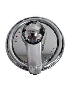 Grohe 19.704-IA0 Eurotrend Lever Handle Pressure Balance Valve Trim Set in Polished Chrome (Rough In Sold Separately)