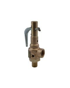 Conbraco 19KDDA07150 Bronze Pressure Relief Valve, Steam, 150 PSI, 3/4" x 3/4" NPT Male x Female