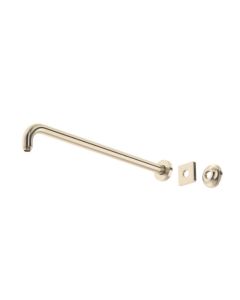 Rohl 200127SASTN 21" Length Wall Mount Shower Arm with Round Escutcheon in Satin Nickel