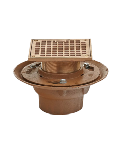 JR Smith 2005Y-B Floor Drain with Squrare Top