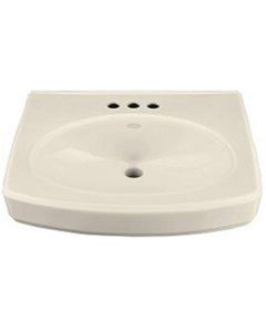 Kohler 2028-8-33 Pinoir Bathroom sink basin with 8" widespread faucet holes in mexican sand