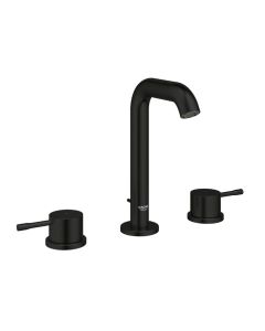Grohe 202972431 Essence 8" Widespread 2-Handle M-Size Bathroom Faucet 1.2 GPM in Matte Black