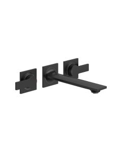 Grohe 205862431 Allure 1.2 GPM Wall Mounted Two Handle Bathroom Faucet in Matte Black