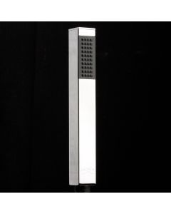 Lacava 2060-CR Suave Hand-held square shower head with 59" flexible hose, rain jet. in Polished Chrome