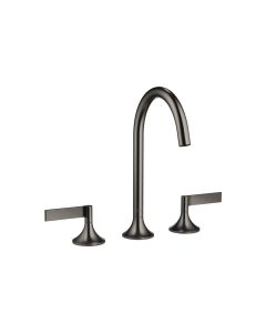 Dornbracht 20713819-990010 Vaia Three-Hole Faucet, Lever Handle In Dark Platinum Matte