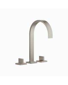 Dornbracht 20715782-060010 Mem Three-Hole Lavatory Faucet In Platinum Matte