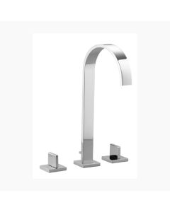 Dornbracht 20728782-060010 Mem Three-Hole Lavatory Faucet In Platinum Matte