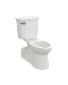 American Standard 209AA137.020 Yorkville™ VorMax® 1.28 GPF Floor Mounted Elongated Two-Piece Chair Height Toilet in White with Left Hand Trip Lever (Seat Sold Separately)