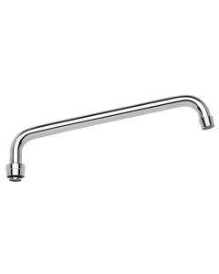 Krowne 21-423L Royal Series Universal 12" Swing Spout With Adapter In Silver