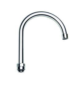 Krowne 21-428L Royal Series Universal 6" Wide Gooseneck Spout With Adapter