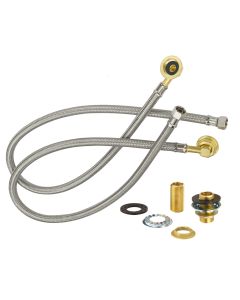 Krowne 21-445L E-Z Install Flexible Water Line Kit With Mounting Hardware