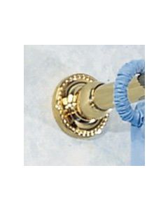 Ginger 1539B-26/3 Chrome/Brass Canterbury Shower Rod Brackets Only [Kitchen]