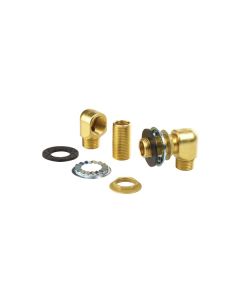 Krowne Metal 21-192L Royal Series Heavy Duty Wall Mounting Kit for Wall Mount Faucets & Pre-Rinse Units