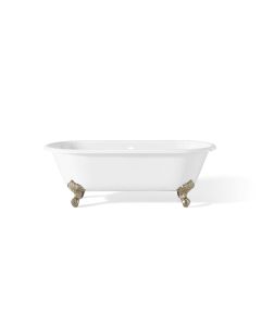 Cheviot 2127-WW-PN REGAL Cast Iron Bathtub with Continuous Rolled Rim