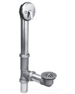 Watco 552-TL-BRS-CP Watco Tubular Brass Trip Lever Chrome Bath Waste Assembly
