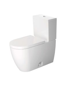 Duravit 2171010085 ME by Starck Floor Mounted Elongated Chair Height Toilet Bowl Only in White (Seat and Tank Sold Separately)