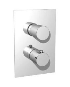 Isenberg 100.4101CP Thermostatic Shower Valve with Volume Control & Trim, 3/4"