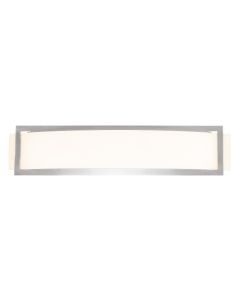 Access Lighting 62105LED-BS/OPL Argon 23-Inch Width Wall Brushed Steel Finish Sconce LED Light, Opal