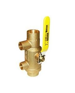 Webstone 58653 1 1/4 x 3/4 Pro-Pal Purge Tee 5865 Series