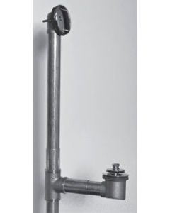 Watco 552-FA-BRS-CP-U Watco Tubular Brass Foot Actuated Chrome Bath Waste Assembly
