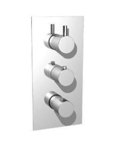 Isenberg 100.4501CP Thermostatic Valve with Volume Control and 2-Way Diverter and Trim, 3/4"