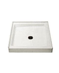 Fiat 4242WL FIAT PRODUCTS 100 Cascade 42" x 42" x 6" Single Threshold Shower Base, White