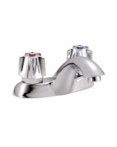 Delta 21T149 Two Handle Centerset Lavatory Faucet - Less Pop-Up In Polished Chrome