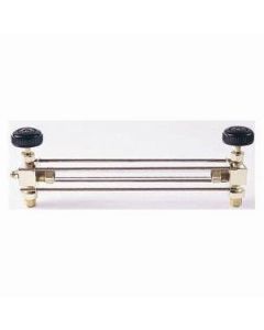 Conbraco 20-351-00 Bronze Water Gauge, Square Pattern, 1/2" NPT Male