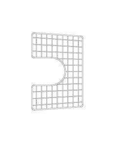 Blanco 226830 Stainless Steel Bottom Grid for Small Bowl of Performa 60/40 Sinks