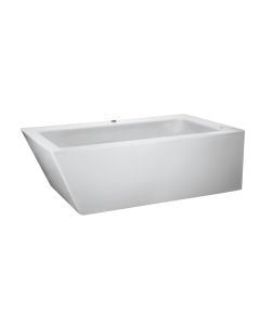 74" Freestanding Bathtub Ilbagno Alessi Dot in Acrylic by Laufen, 2.3090.2.000.000.1