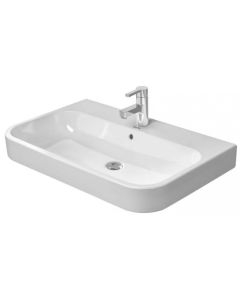 Duravit 2318800000 Happy D.2 31.5" L X 19.88" W X 6.75" H Rectangular Wall Mounted Vanity Top with Overflow in White (Vanity Base Sold Separately)
