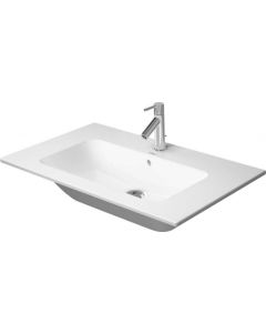 Duravit 2336830000 ME by Starck 33" L X 19" W X 7" H Rectangular Wall Mount Bathroom Sink with Overflow in White
