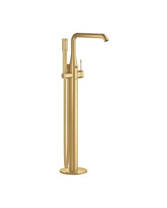Grohe 23491GNA Essence Floor Mounted Single Handle Freestanding Tub Faucet with 1.75 GPM Single Function Hand Shower in Brushed Cool Sunrise ( Rough Sold Separately)