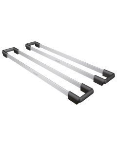 Blanco 235906 Quatrus Ergon Sink Rails - Set of 2 in Stainless Steel