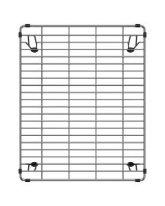 Blanco 237465 Stainless Steel Elevated Sink Grid for Quatrus Double Bowl Farmhouse Sink